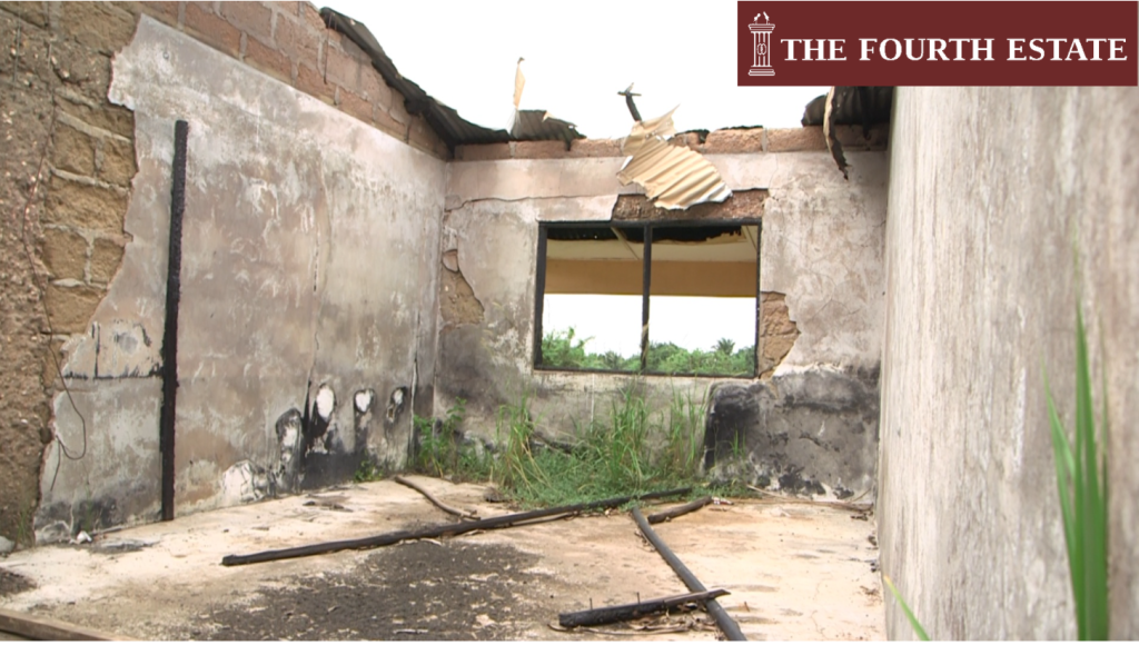 burnt store room