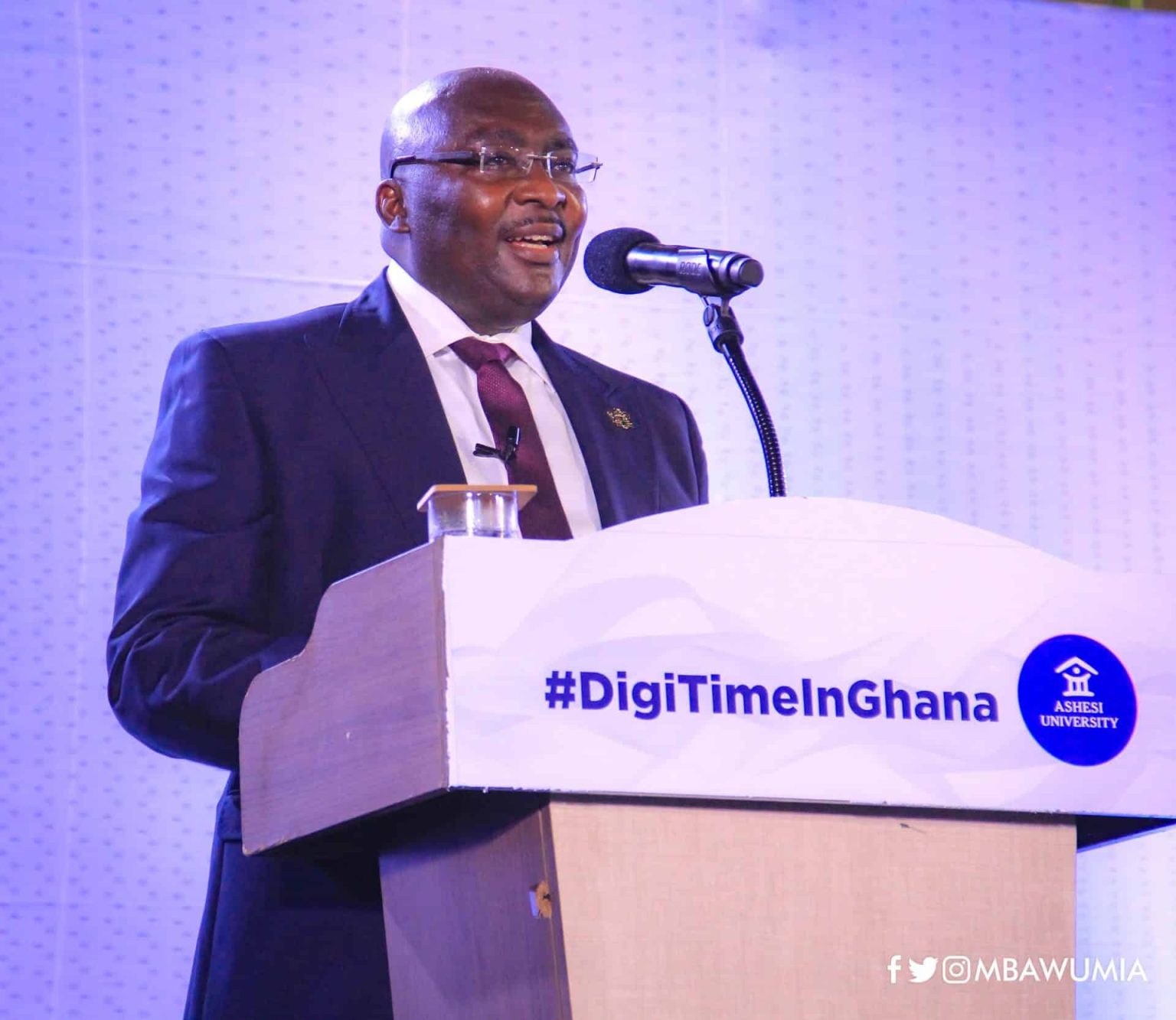 Dr Bawumia speaking on Transforming an Economy Through Digitalization: The Ghana Story.