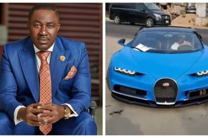 Despite buys a bugatti