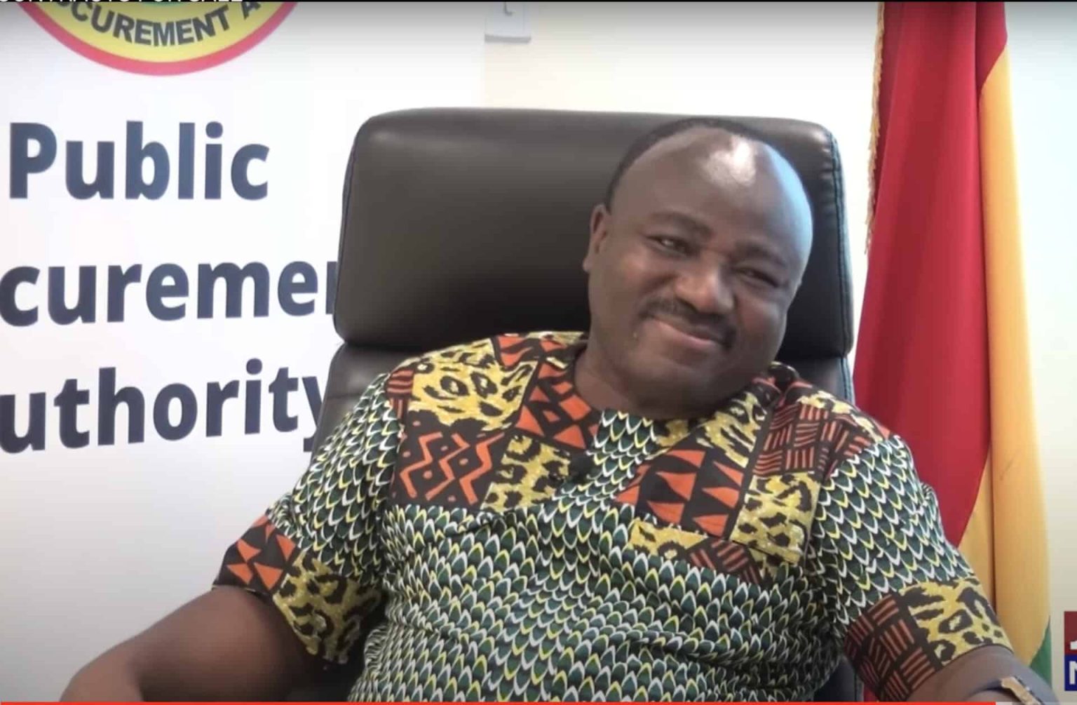 Adjenim Boateng Adjei was busted in the “Contracts for Sale” investigations for owning a private company that won and sold government contracts while he was the CEO of the Public Procurement Authority (PPA)