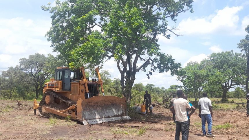 One of the two excavators found at the cleared site. scaled 1