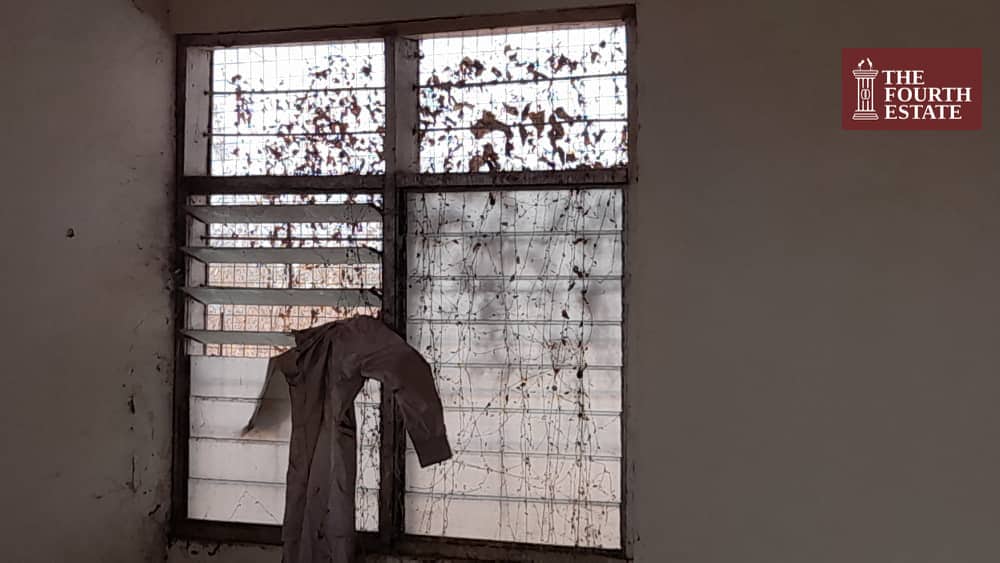 A window of the community information centre in Talensi. 1