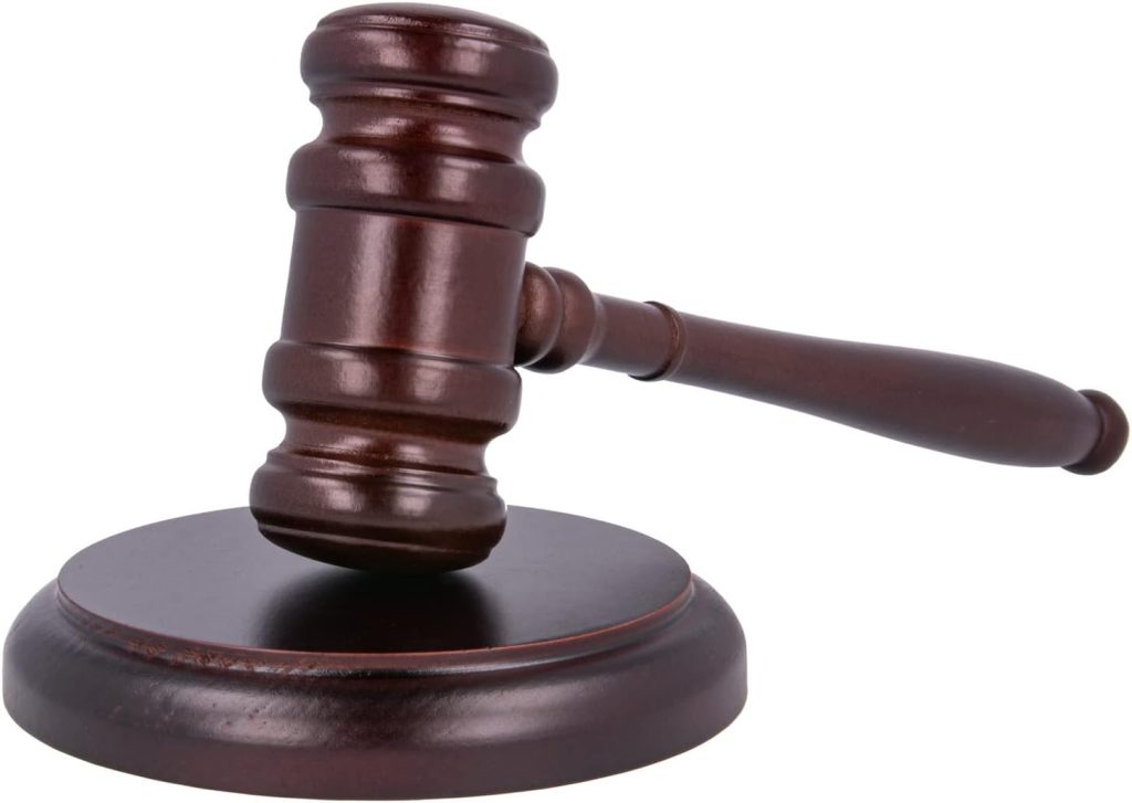 Gavel (Photo credit-amazon)