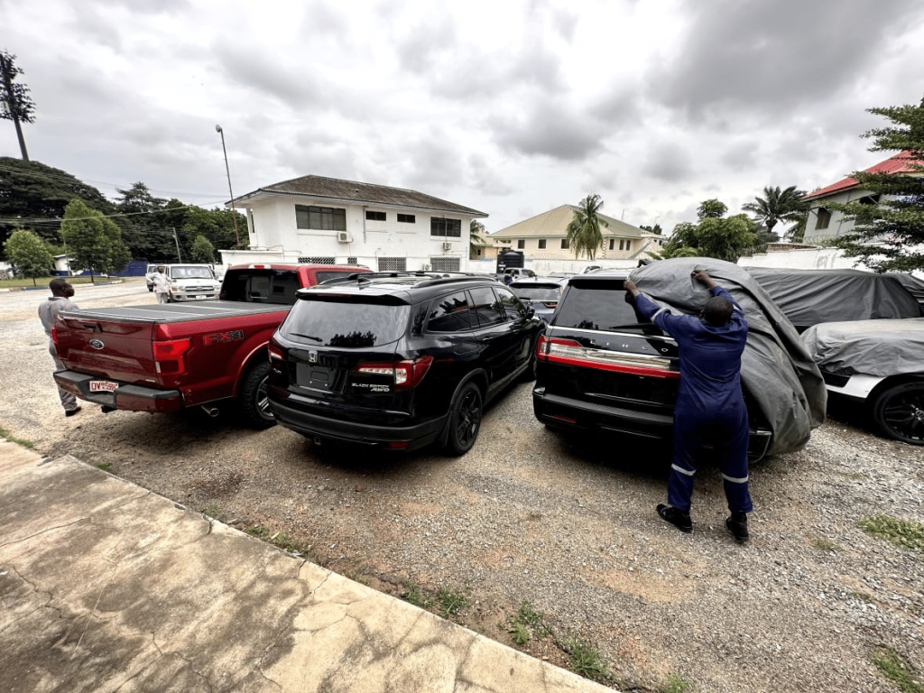 Stolen vehicles seized by EOCO (PC:David Common/CBC)