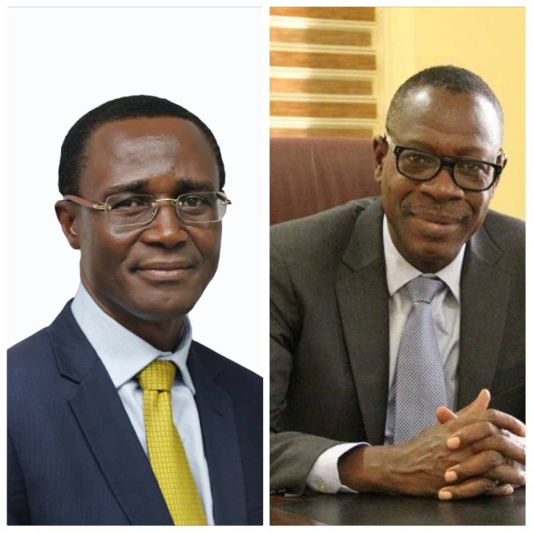 L-R: Commissioner General of the Ghana Revenue Authority, Dr Ammishaddai Owusu-Amoah, SML Ghana MD, Christain Sottie