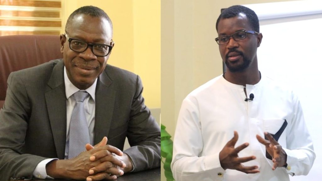 L-R: SML Ghana MD, Christain Sottie, IT Manager, Prince Sarpong