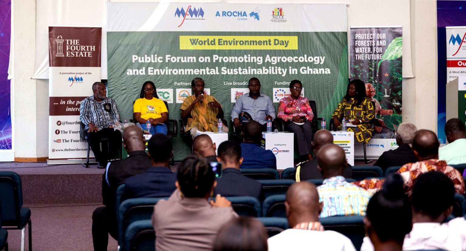 The forum was organised by the MFWA in partnership with A Rocha Ghana and NCCE to commemorate The World Environment Day on the theme ‘Promoting Agroecology and Environmental Sustainability in Ghana.’