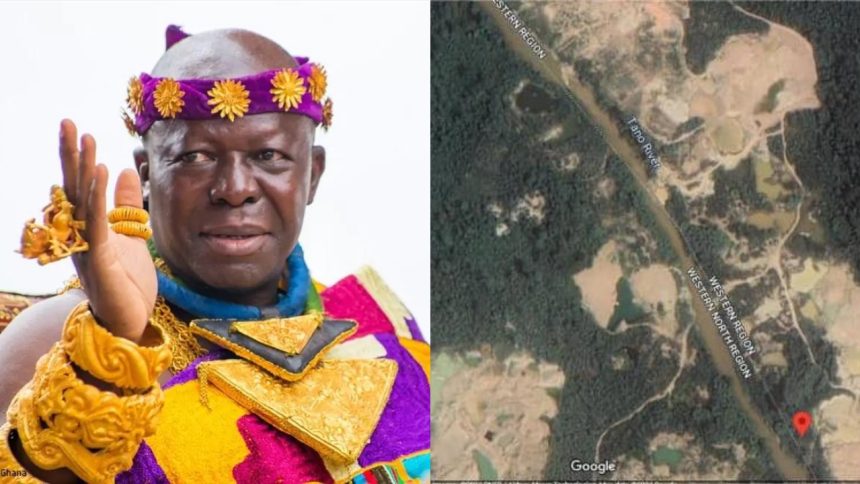 Asantehene laments illegal mining on his concession