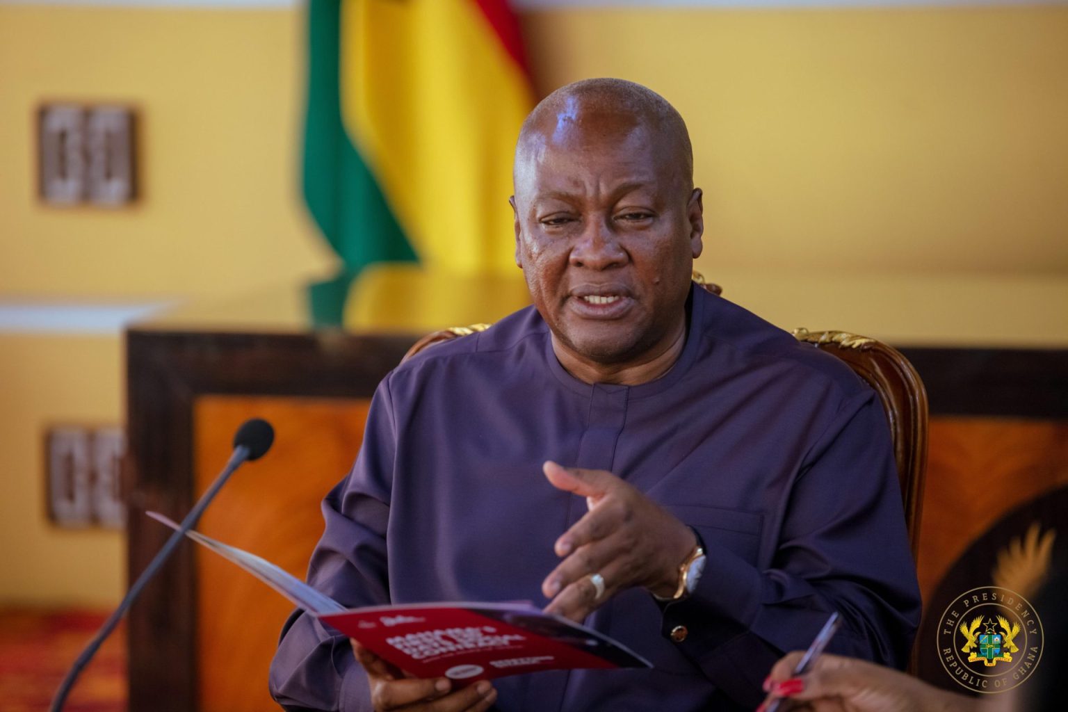 President Mahama’s directive to review contracts between NLA and KGL referenced The Fourth Estate| Photo: The Presidency