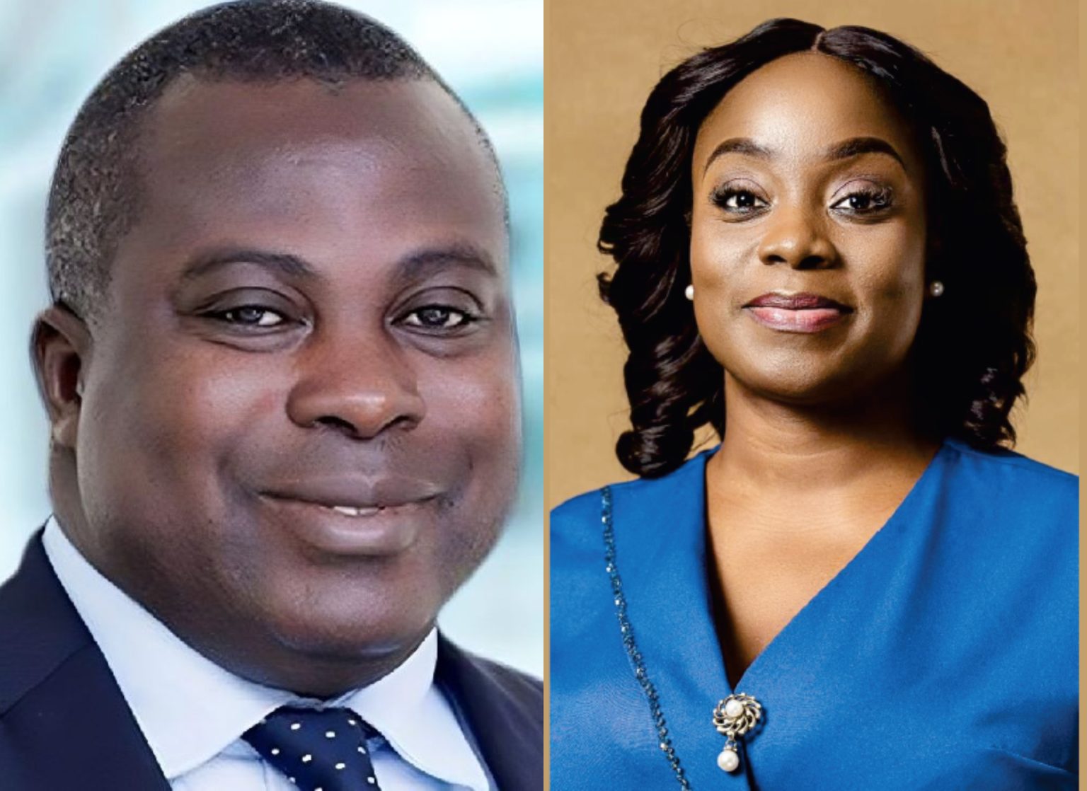 Commissioner- General of the Ghana Revenue Authority, Mr. Anthony Kwasi Sarpong and Executive Secretary, RTI Commission, Genevieve Shirley Lartey