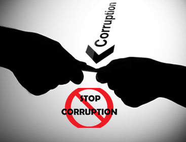 corruption demonstration