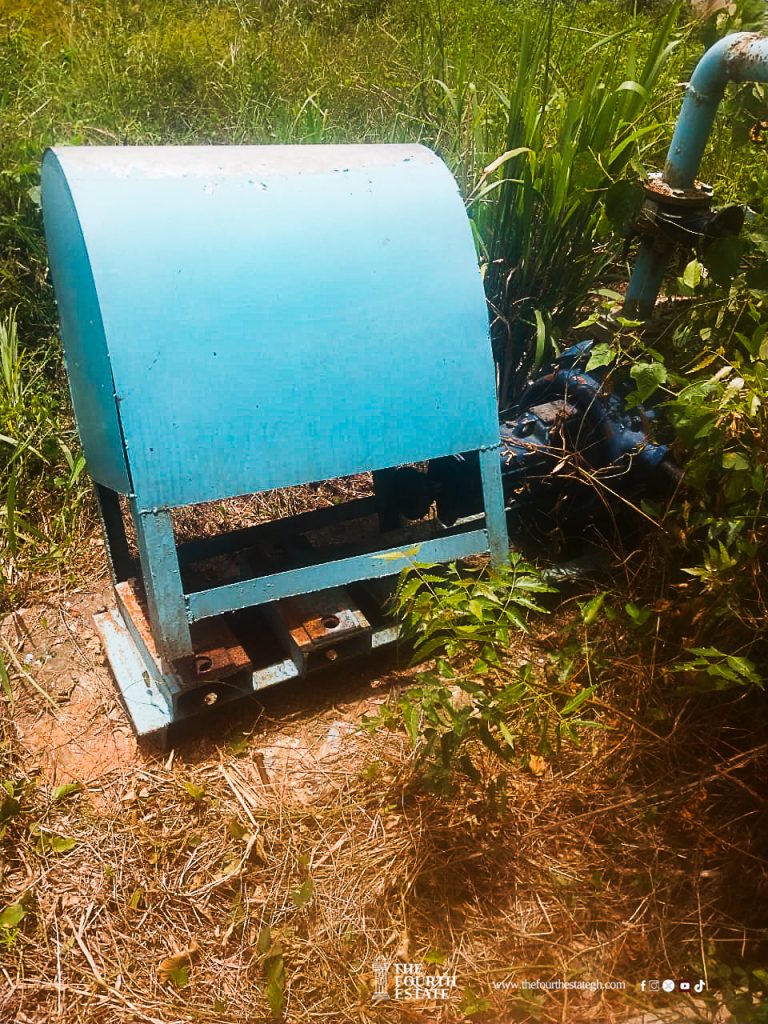 The current state of some of the equipment at the Komenda Sugar Factory